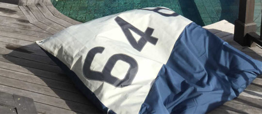 décoration en voile de bateau