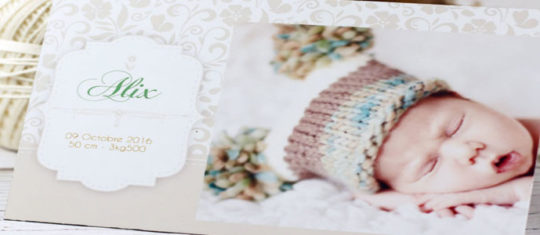 faire-part naissance personnalisé