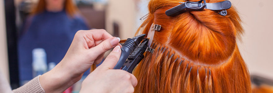 Extensions de cheveux à chaud